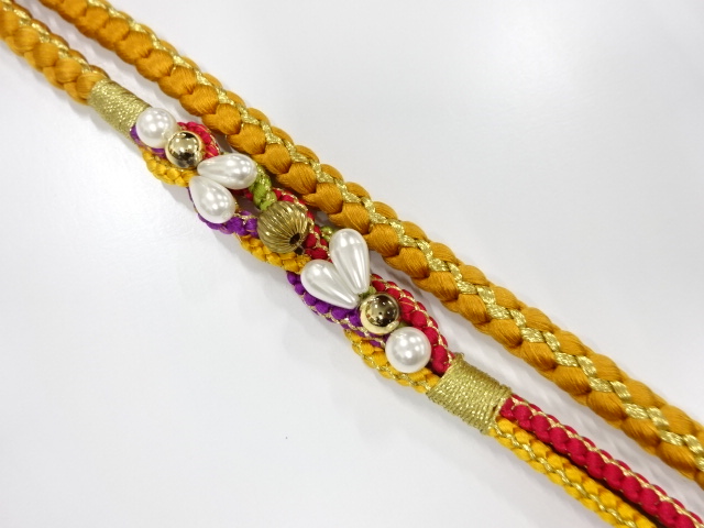 JAPANESE KIMONO / OBIJIME CORD FOR FURISODE 